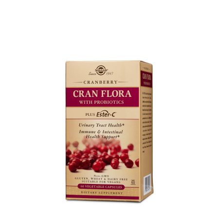 SOLGAR® CRAN FLORA WITH PROBIOTICS PLUS ESTER-C