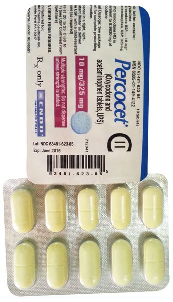 Percocet 10/650mg